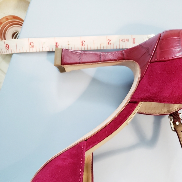 9.5 Antonio Melani "Sariano" ankle straps heels - Picture 9 of 12